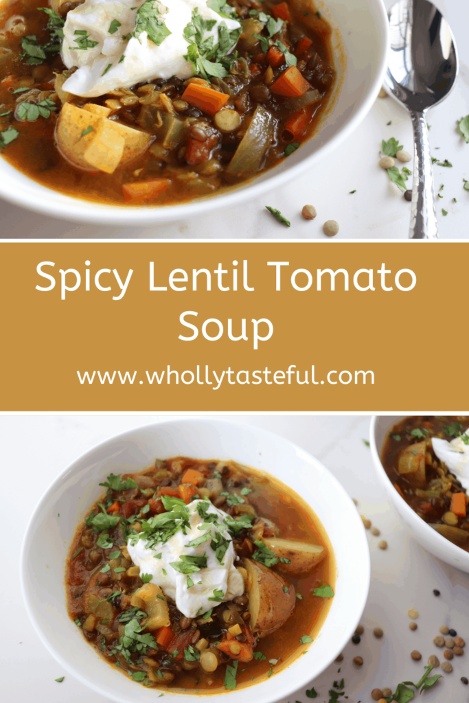 lentil soup split picture pinterest pin.