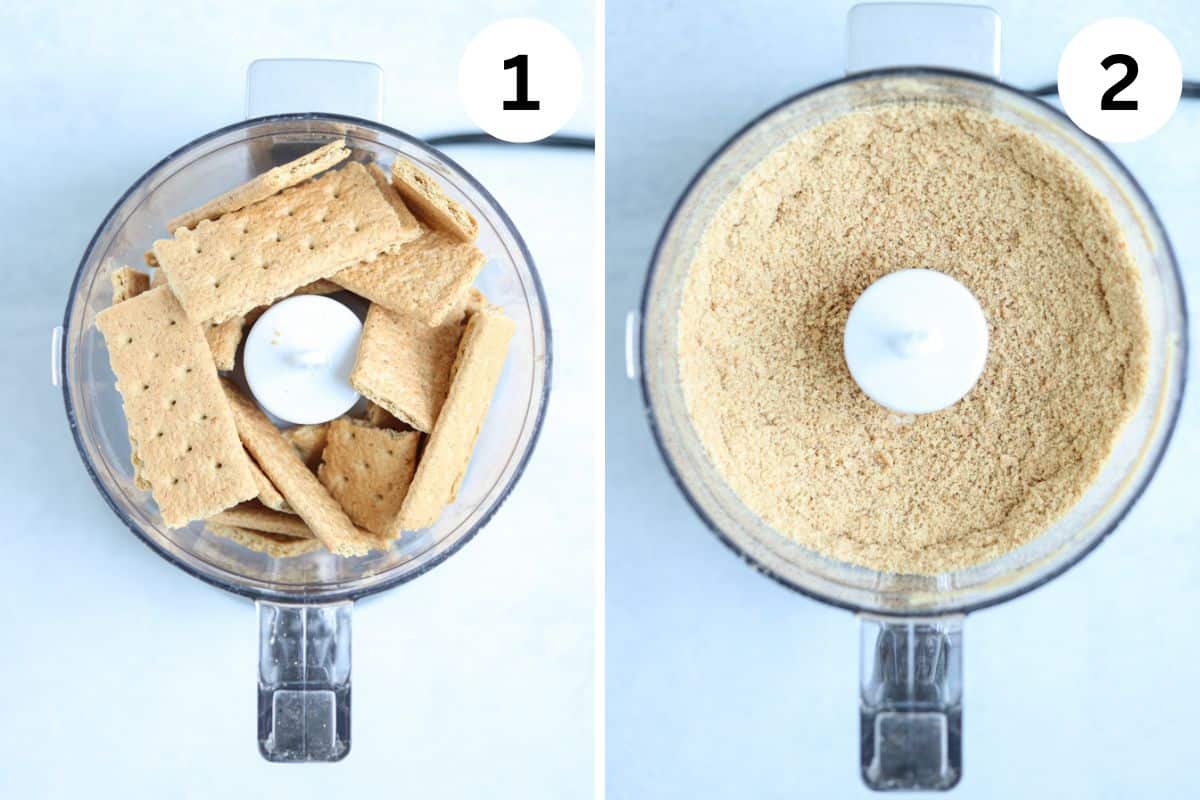 steps for making cheesecake balls.