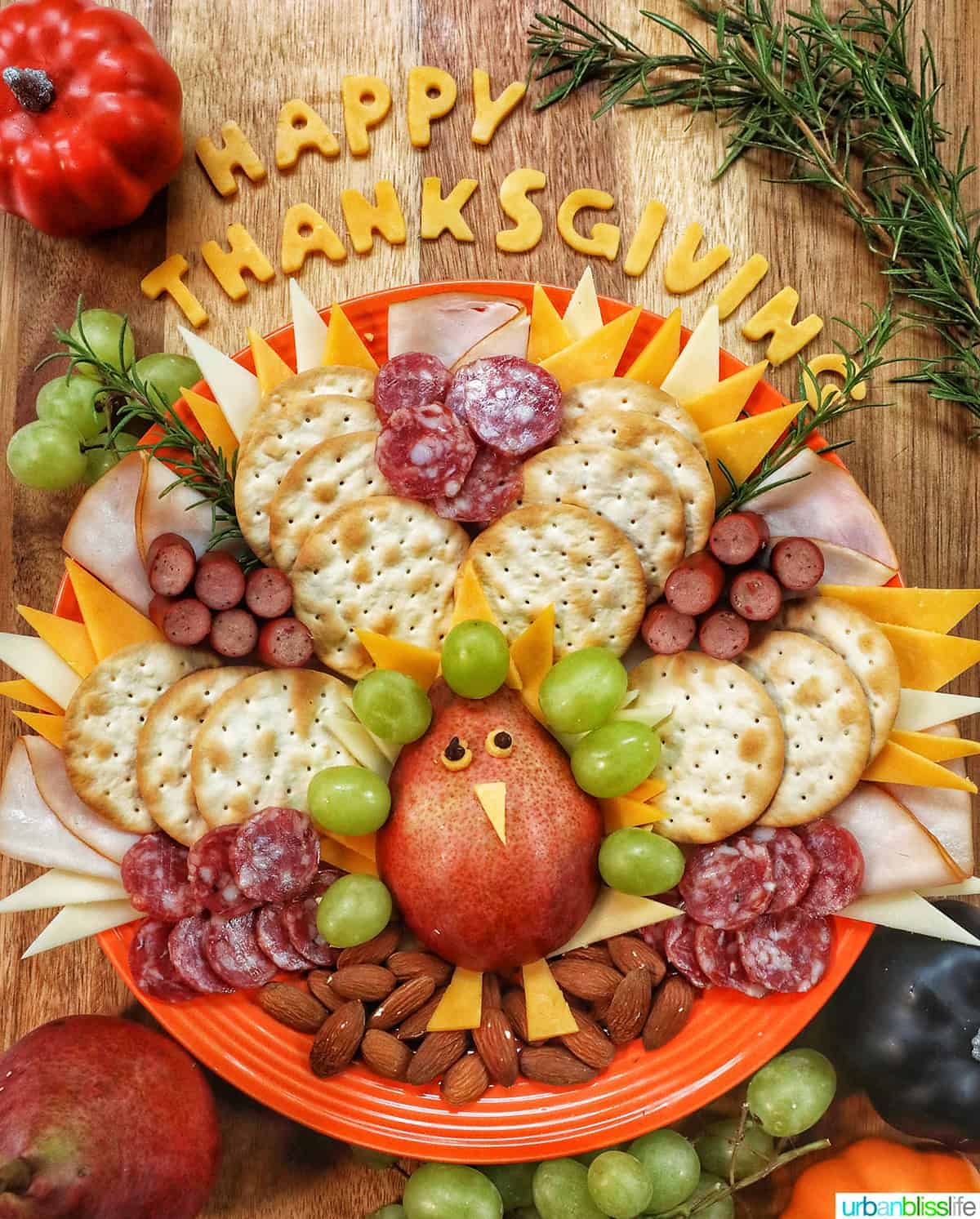 turkey charcuterie board.