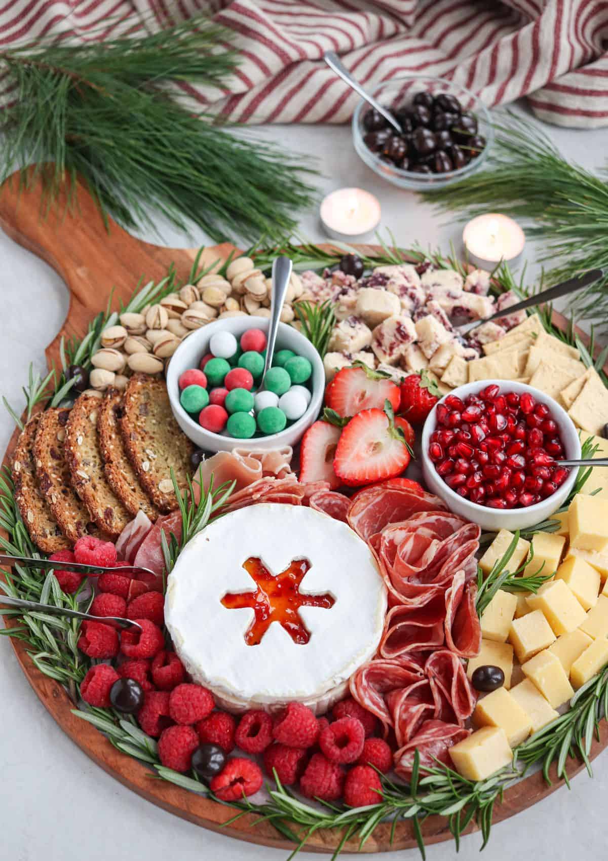 christmas charcuterie board.