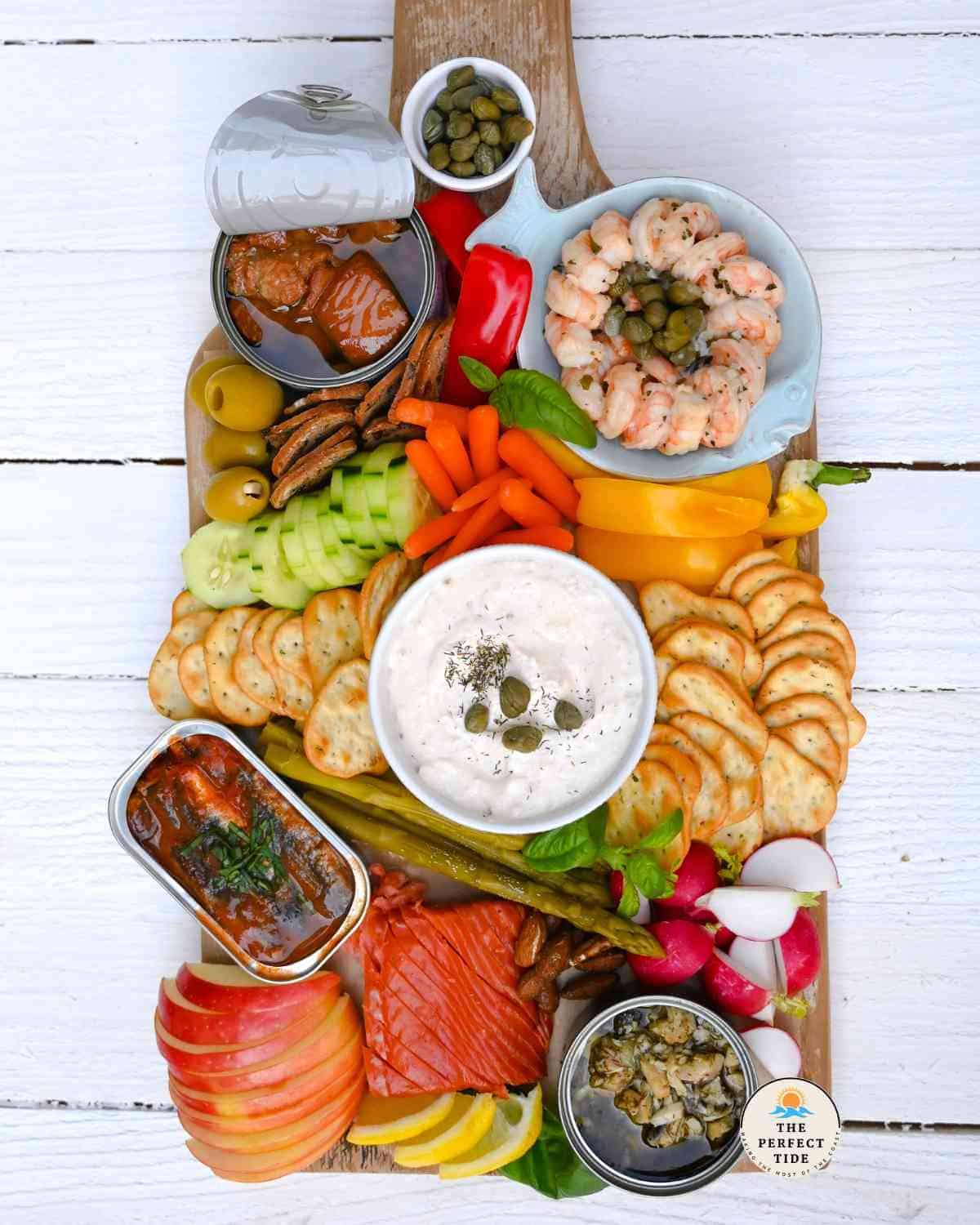 seafood charcuterie board.
