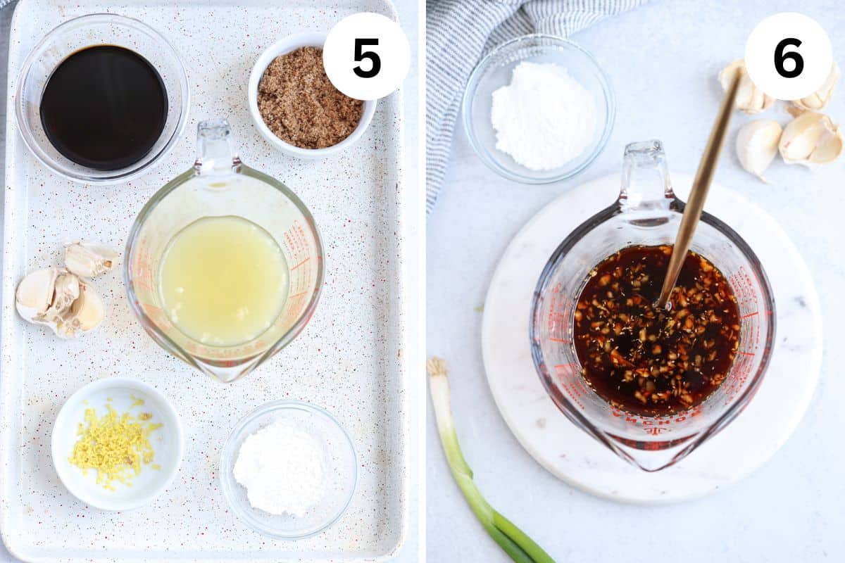 steps for making chicken pineapple meatballs in teriyaki sauce. 