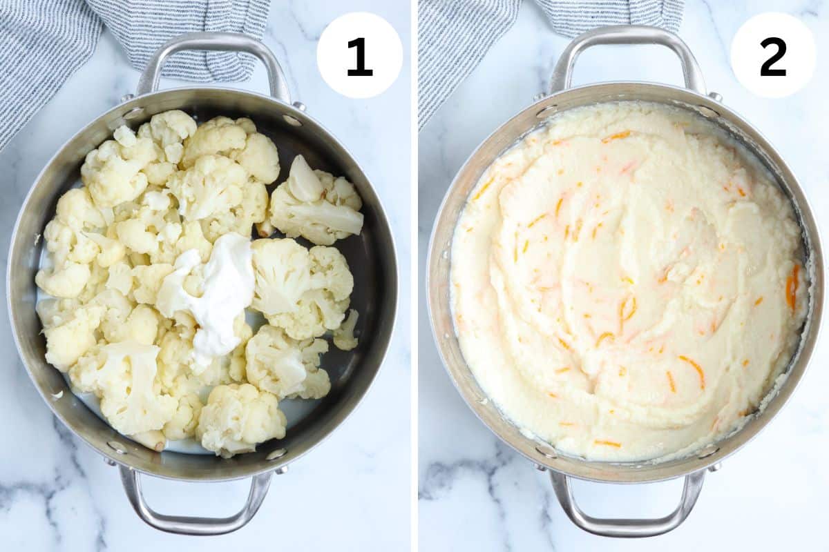 steps for making ground turkey shepherd's pie.
